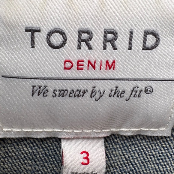 Torrid Denim Jean Jacket 3X - Picture 2 of 4